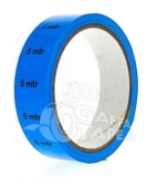 Market TAPE - 5mtr PVC označovací páska na kabely modrá, návin 33m