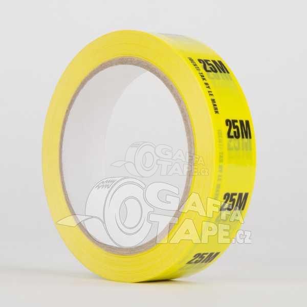 IDENTI-TAK TAPE - 25m PVC označovací páska na kabely žlutá, balení 5 ks