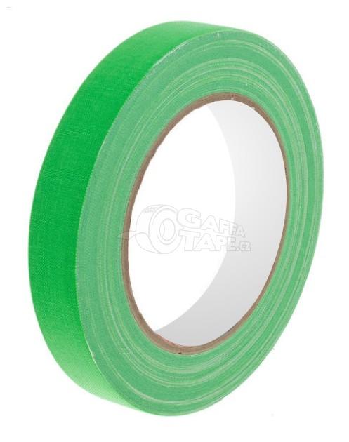 Popisovací páska PROGAF fluorescentní zelená 19 mm, návin 22m