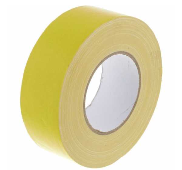 GAFFA TAPE  světle žlutá lesklá STANDARD 