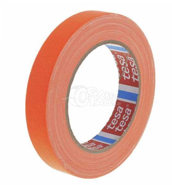 Fluorescenční textilní páska Tesa 4671 oranžová šíře 19 mm návin 25 m
