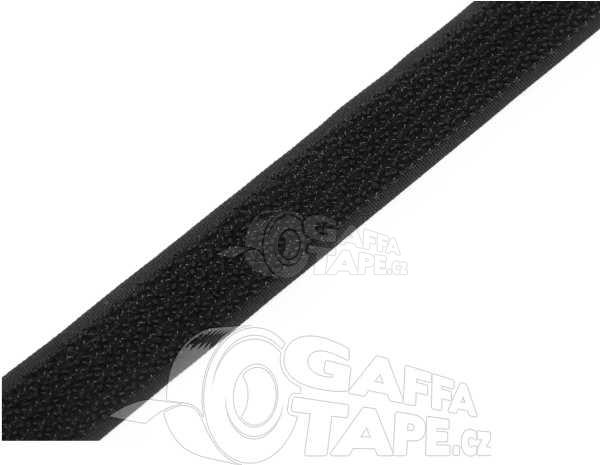 Suchý zip háček a plyš na stejné straně šíře 20 mm, černý