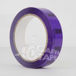 IDENTI-TAK TAPE - 30m PVC označovací páska na kabely tm. fialová, návin 33m, 1ks