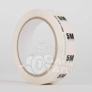 IDENTI-TAK TAPE - 5m PVC označovací páska na kabely bílá, návin 33m, odběr 1 ks
